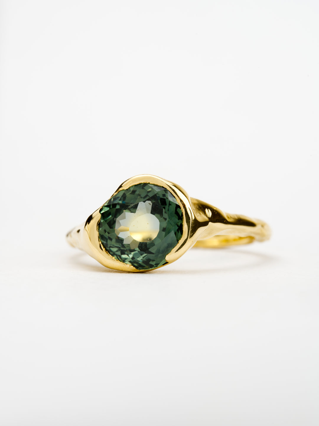 Color Change Montana Sapphire Ring - 2ct, handcrafted by Rigby Leigh