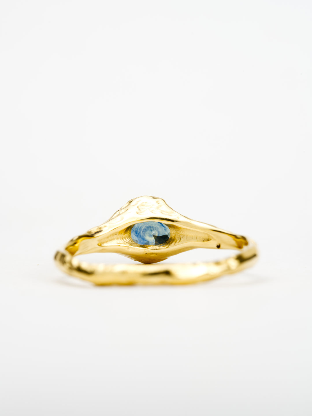 Cypress Green Montana Sapphire Ring - 1.08ct, handcrafted by Rigby Leigh