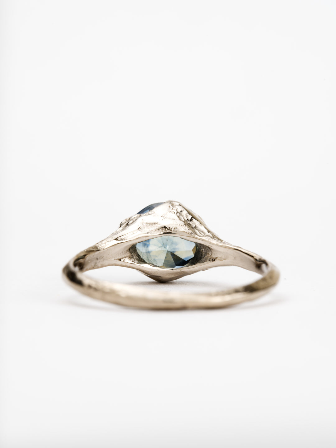 Deep Ocean Blue Montana Sapphire Ring - 2.385ct, handcrafted by Rigby Leigh