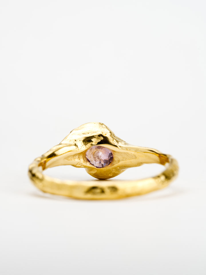 Hespera Violet Montana Sapphire Ring - 1.505ct, handcrafted by Rigby Leigh