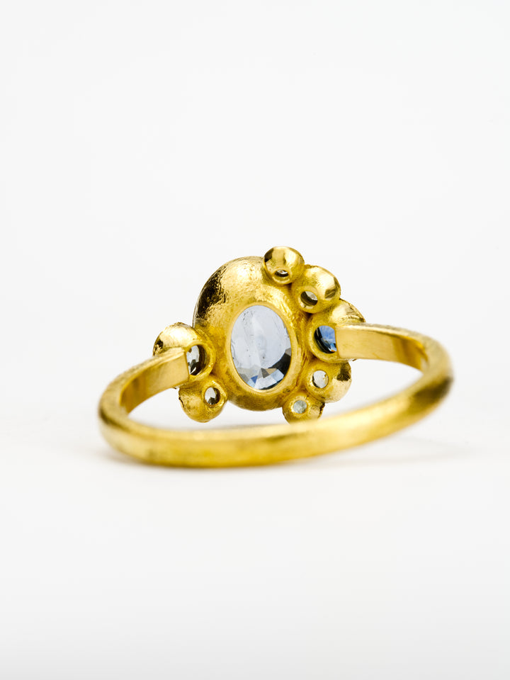 Juniper Blue Montana Sapphire Ring - 1.52ct, handcrafted by Rigby Leigh