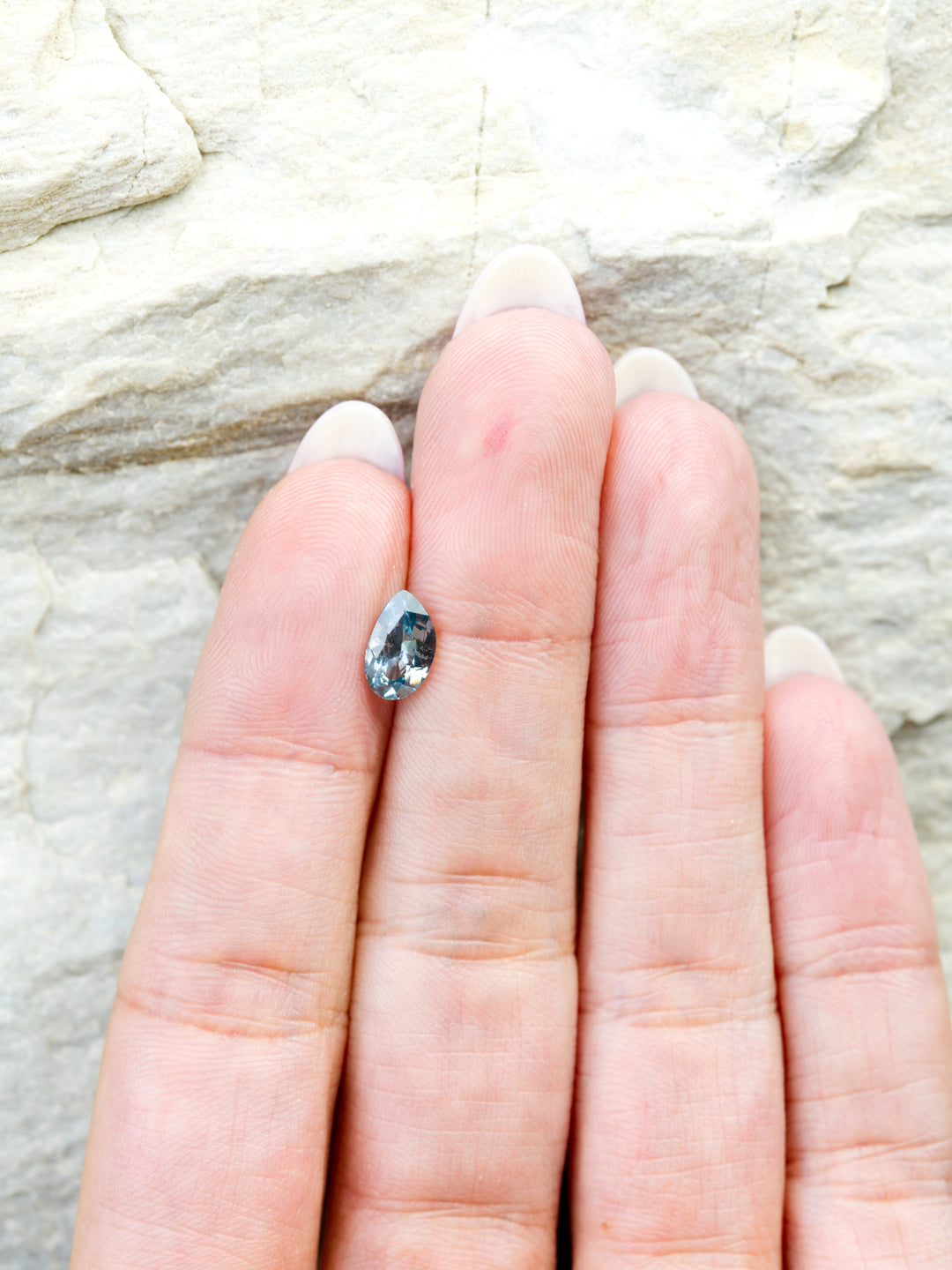 Midnight Fjord — 1.120ct blue Montana sapphire, 8mm, unheated