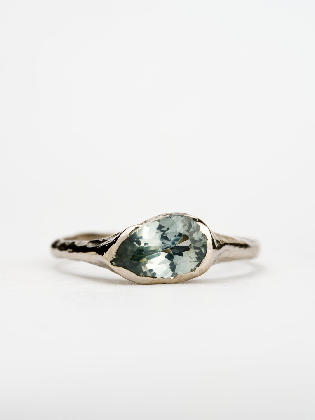 Misty Blue Montana Sapphire Ring - 1.32ct