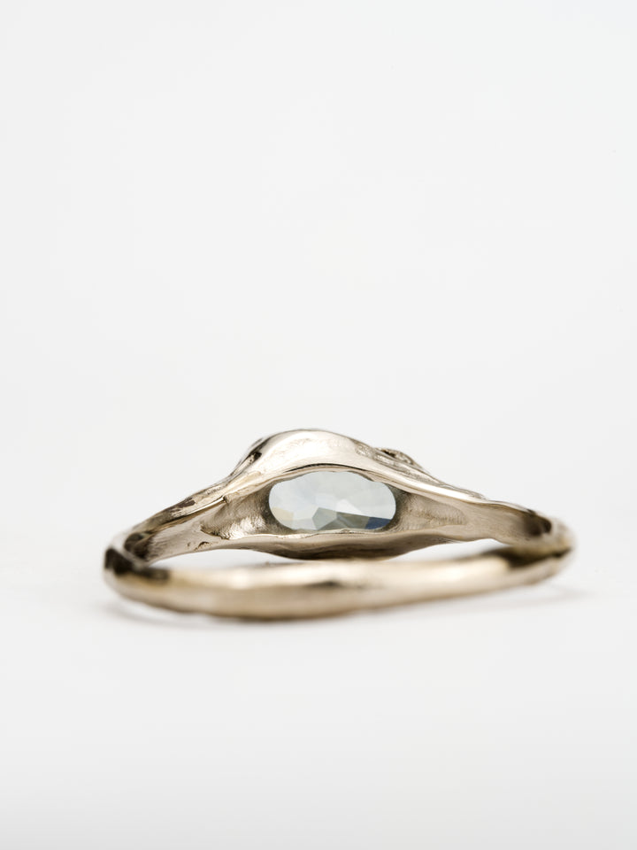 Misty Blue Montana Sapphire Ring - 1.32ct