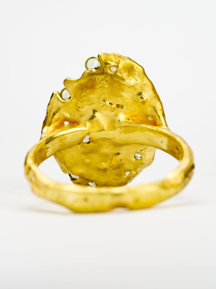 Moss Green Mayana Ring - 1.32ct, handcrafted by Rigby Leigh
