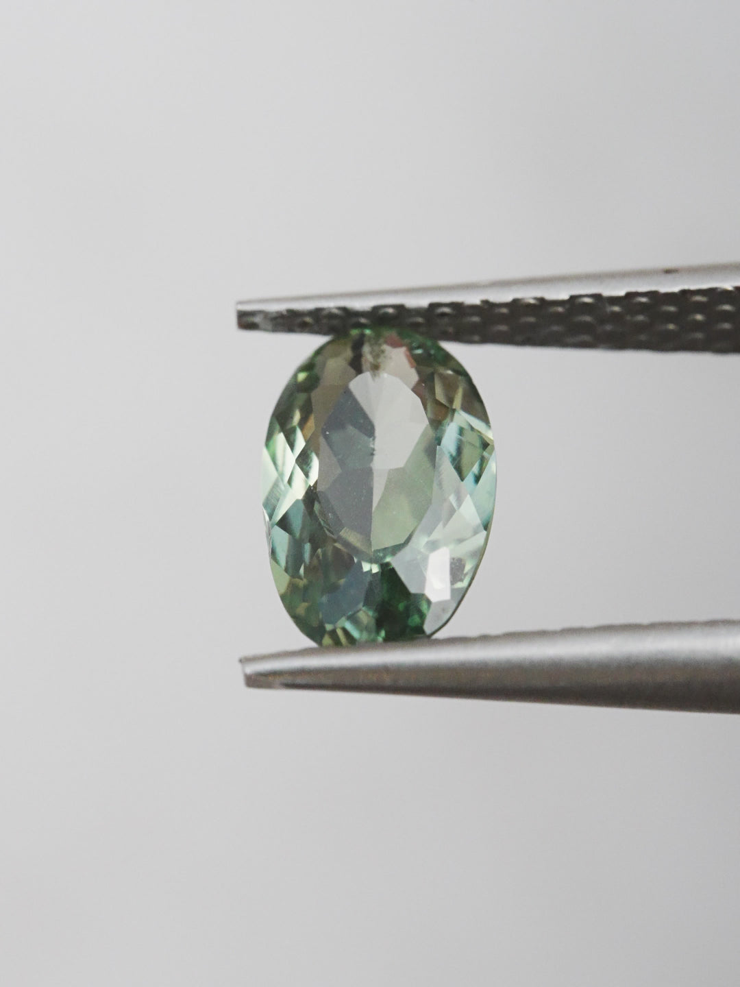 Evergreen Tide — 1.360ct green Montana sapphire, 9mm, unheated