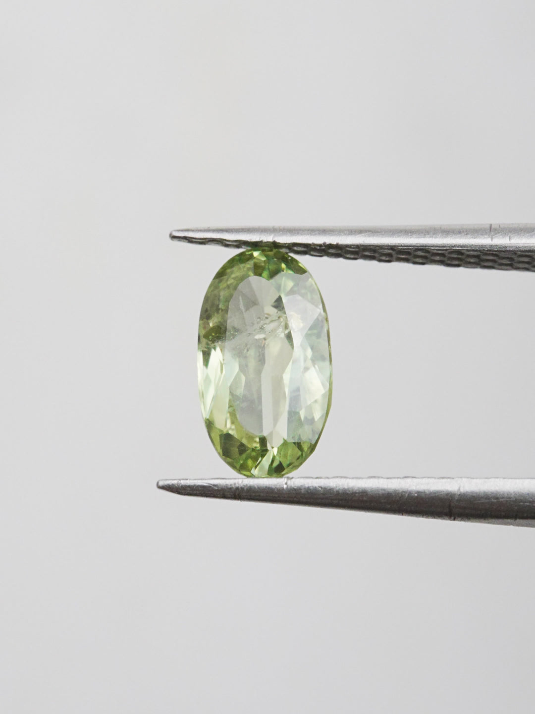 Fernlight — 1.640ct green Montana sapphire, 9mm, heated
