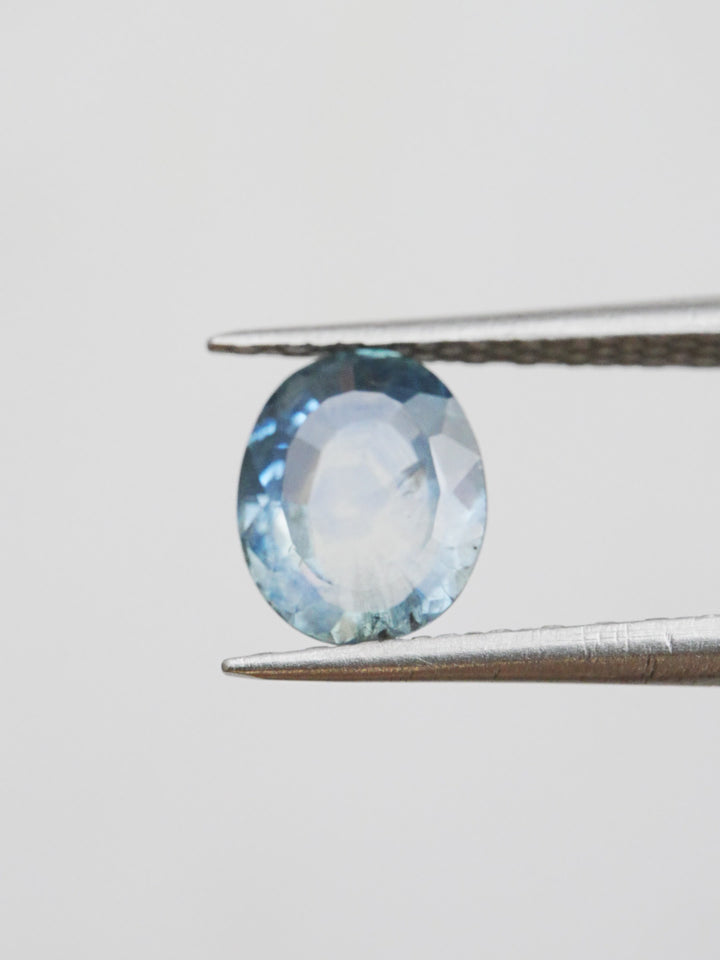 Blue Hollow — 1.420ct blue Montana sapphire, 8mm, heated