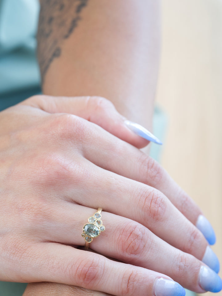 Reed Green Montana Sapphire Ring - 1.03ct, handcrafted by Rigby Leigh
