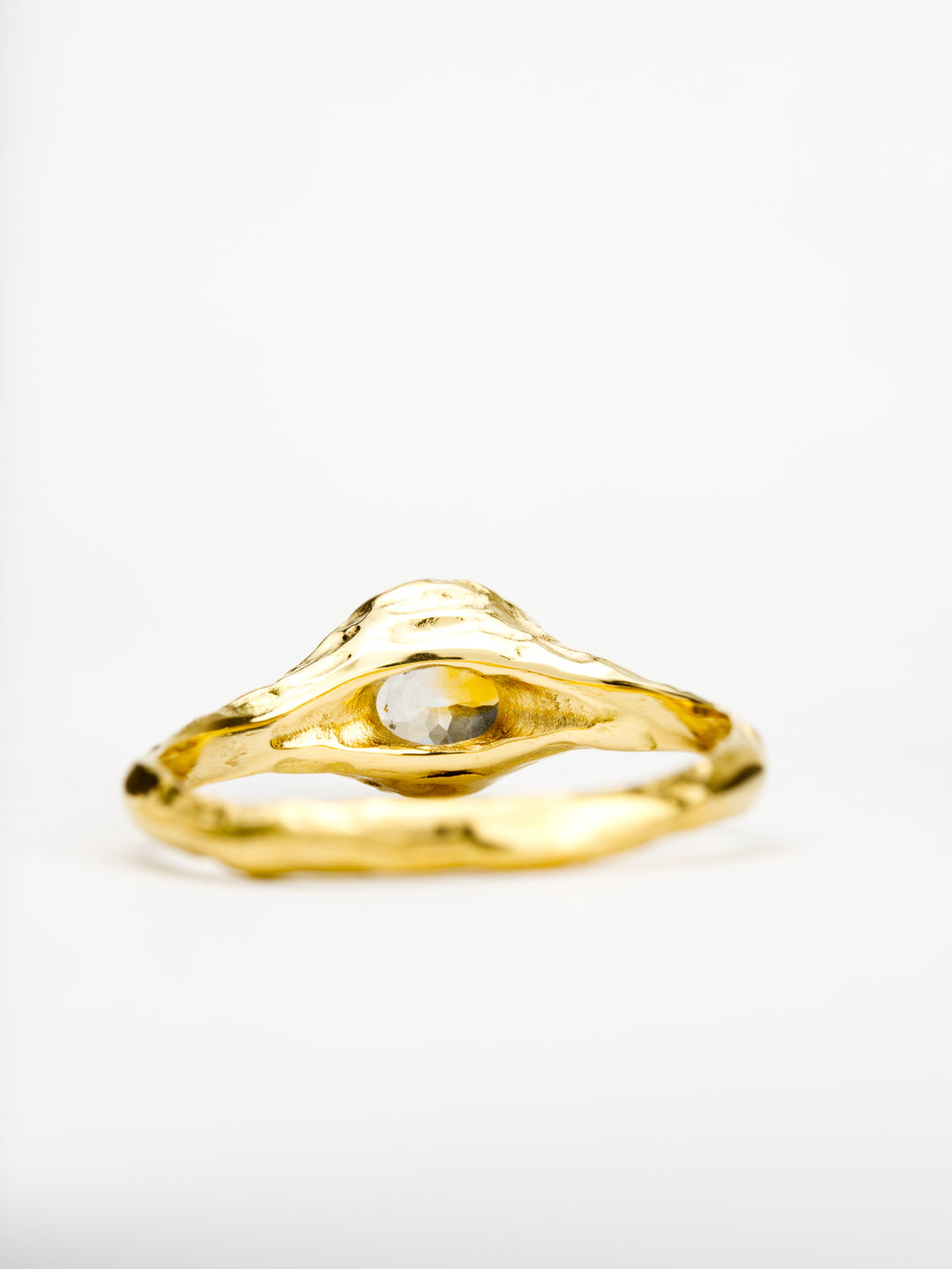 Sunshower Gold Montana Sapphire Ring - 1.23ct, handcrafted by Rigby Leigh