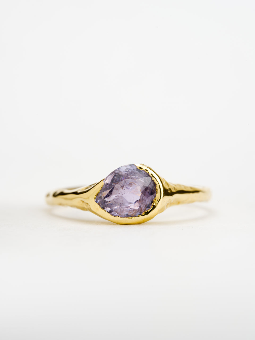 Thistle Violet Montana Sapphire Ring - 1.01ct, handmade by Rigby Leigh