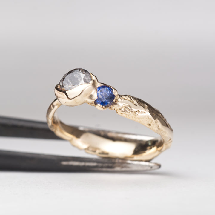 Union - Earth & Sapphire Diamond Ring