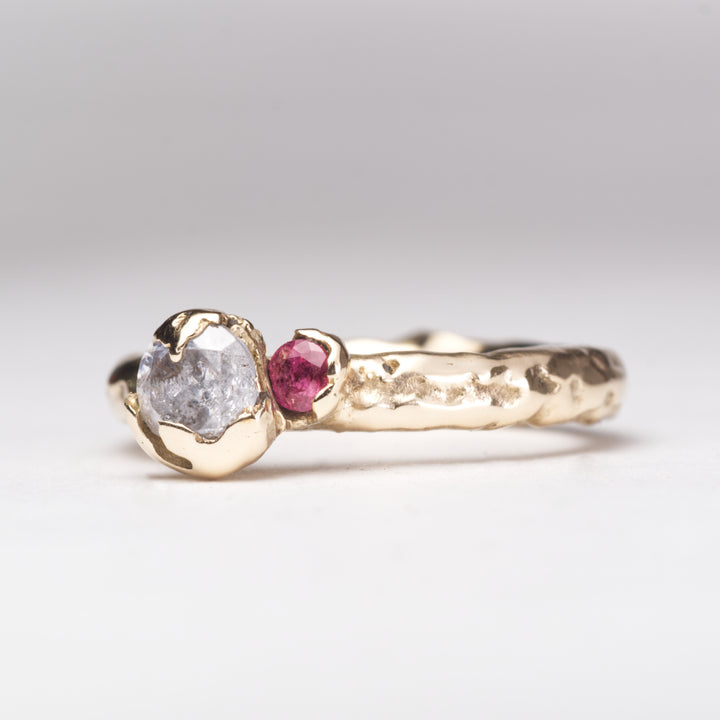 Union - Earth & Ruby Diamond Ring