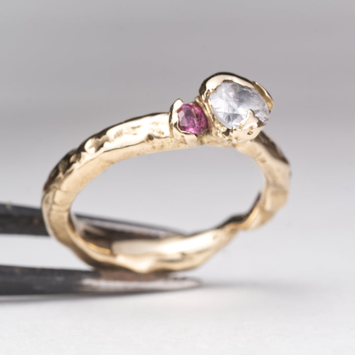 Union - Earth & Ruby Diamond Ring