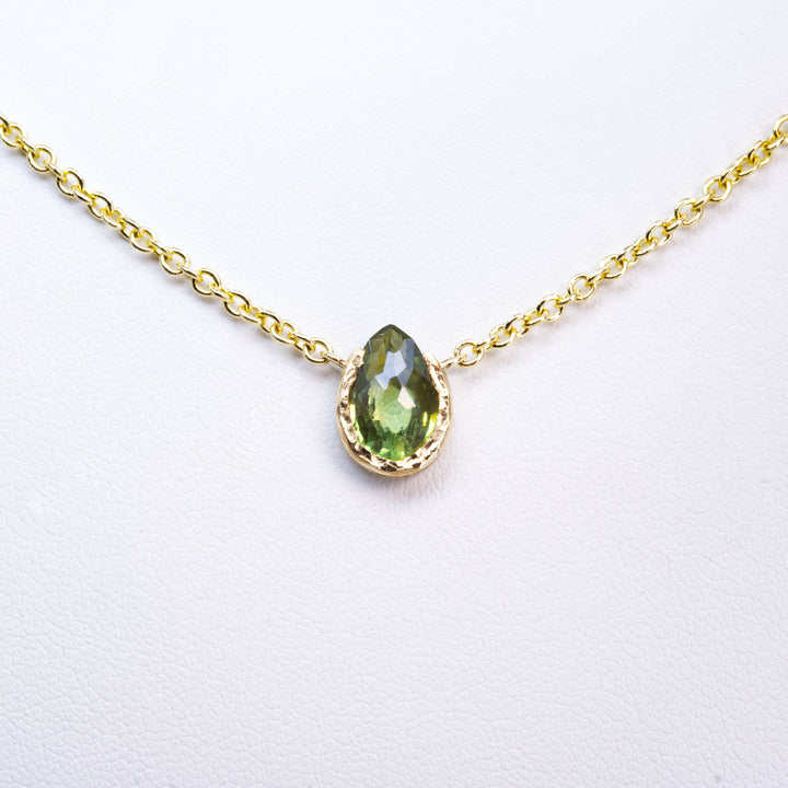 Jungle Green Montana Sapphire | Necklace
