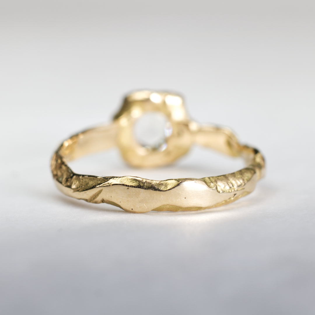 Cushion Rose Cut Engagement Ring | OOAK