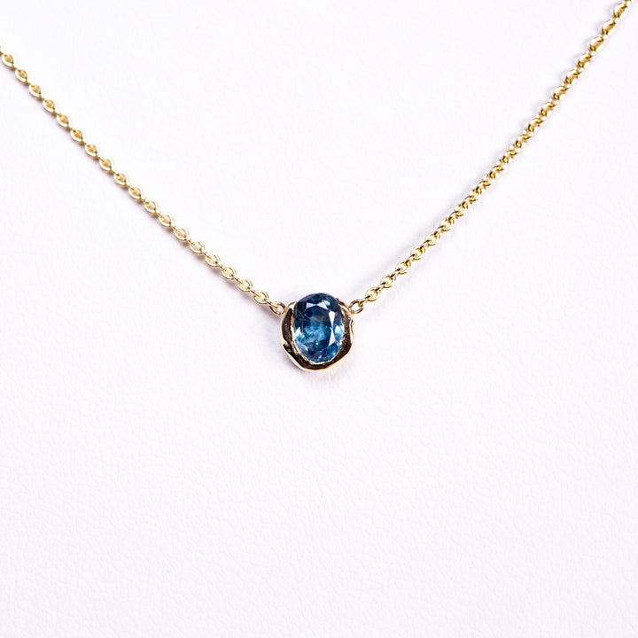 Cornflower Blue Montana Sapphire | Necklace