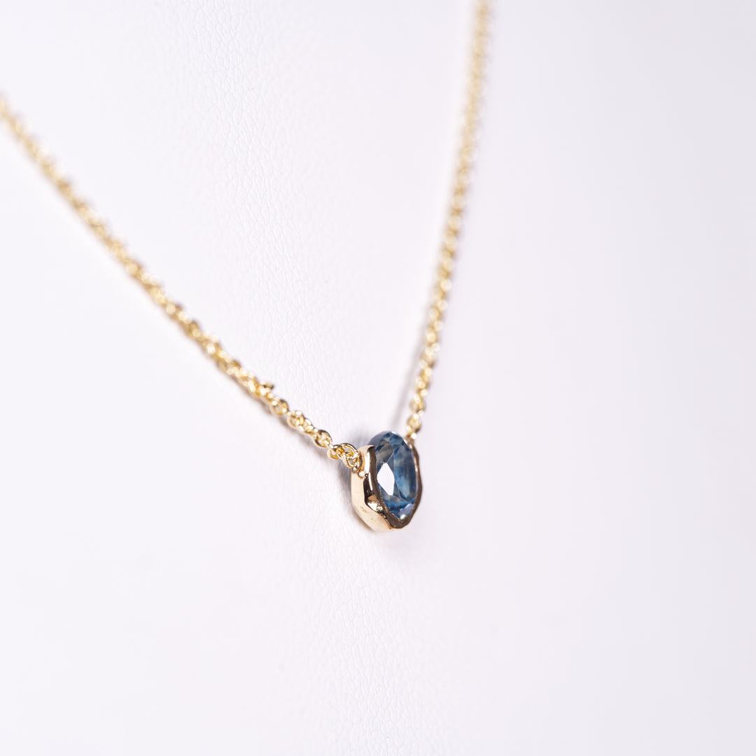 Cornflower Blue Montana Sapphire | Necklace