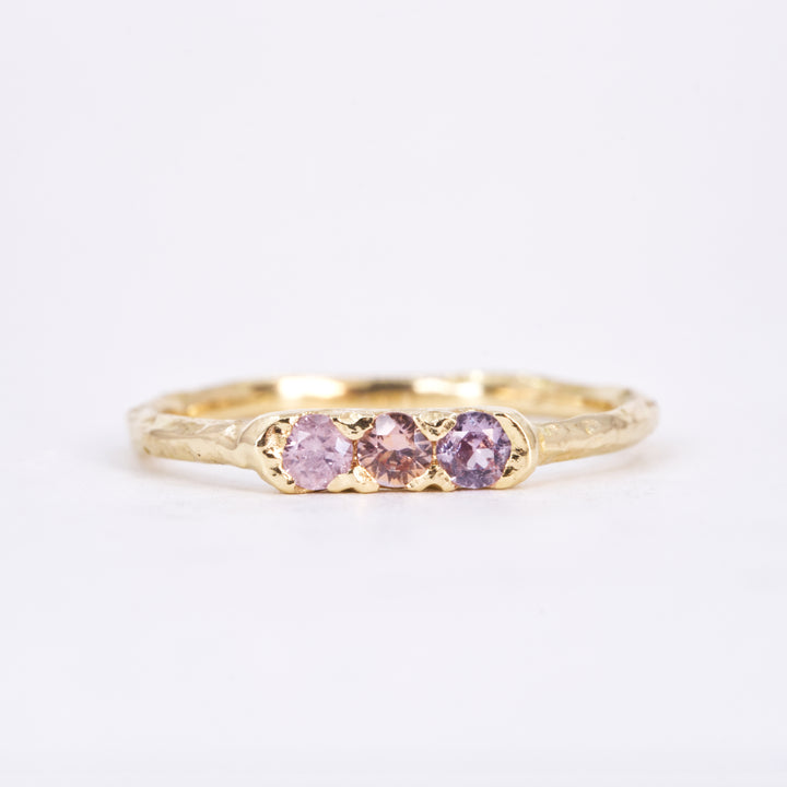 Pink Bouquet Montana Sapphire Ring