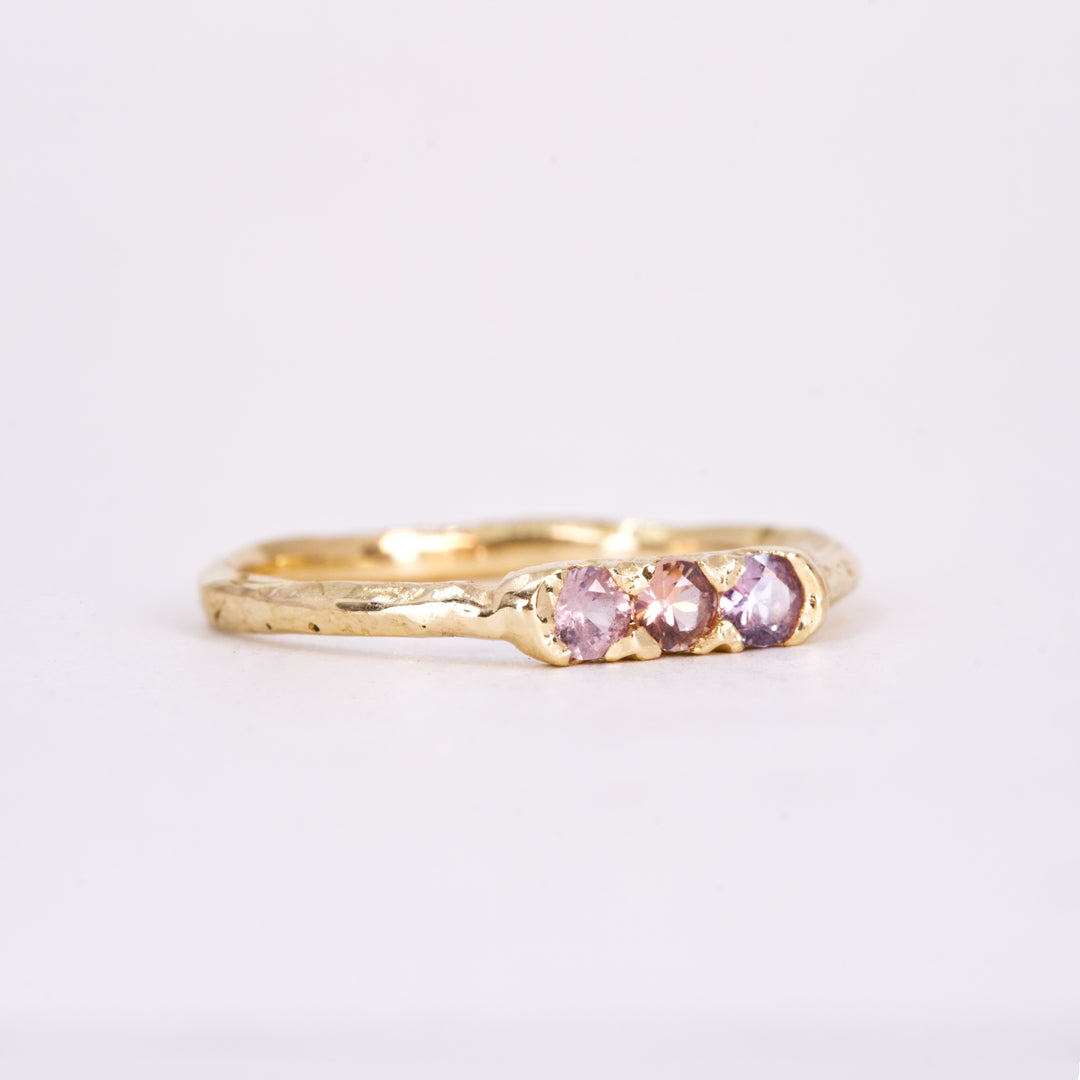 Pink Bouquet Montana Sapphire Ring