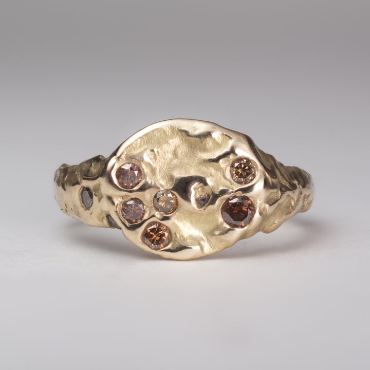 Signet Diamond Ring | Earth