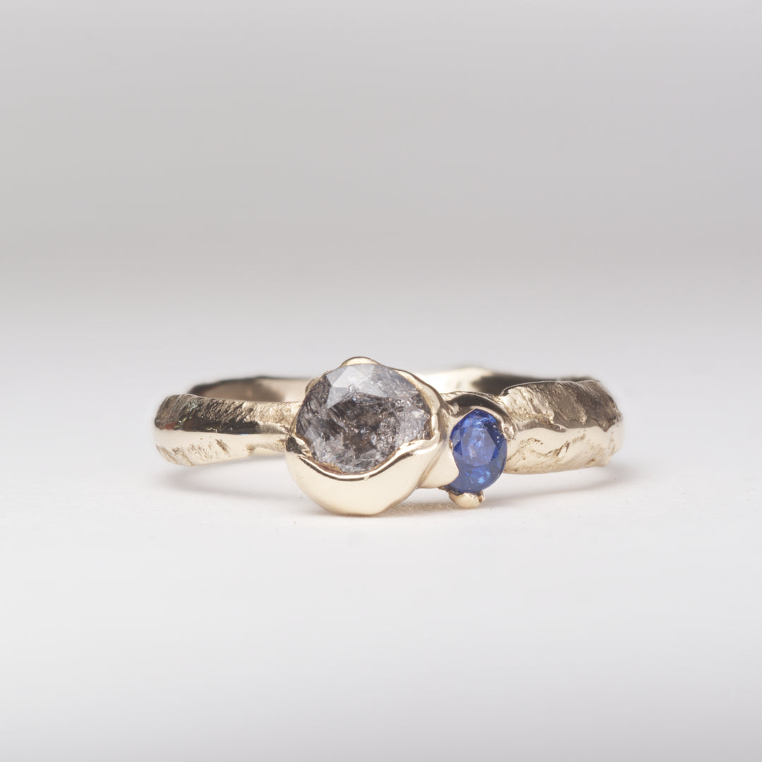 Union - Earth & Sapphire Diamond Ring
