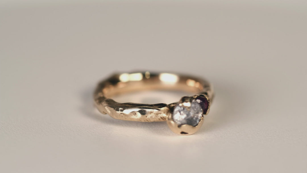 Union - Earth & Ruby Diamond Ring