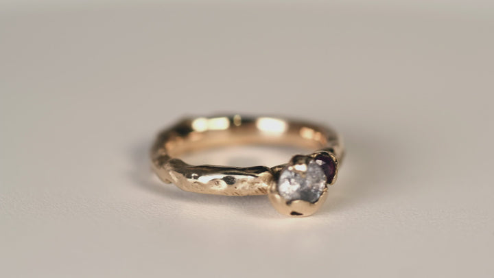 Union - Earth & Ruby Diamond Ring